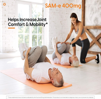 Doctor's Best SAM-e, Double-Strength, 400 mg, 60 Enteric Coated Tablets